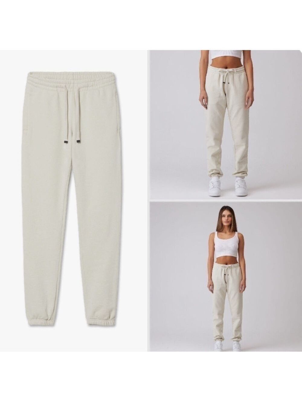 TALENTLESS WOMENS HEAVYWEIGHT HIGH WAIST DRAWSTRING SWEATPANTS X